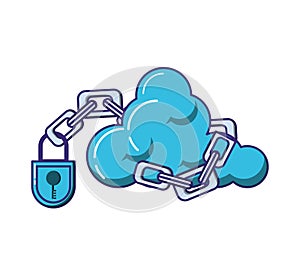 Cloud computing server icon
