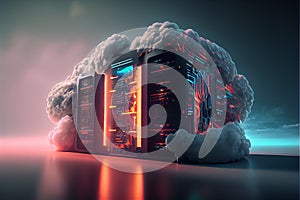 cloud computing server infrastructure hosting hub storage