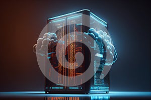 cloud computing server infrastructure hosting hub storage