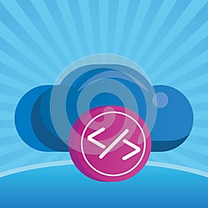 Cloud computing server with program button