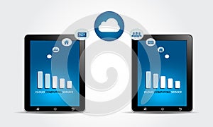 Cloud Computing Service Concept