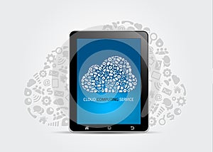 Cloud Computing Service Concept