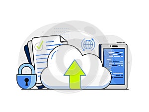 Cloud Computing Services and Online Data Storage