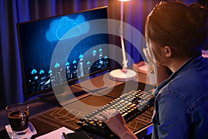 Cloud computing software for brisk remote work