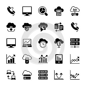 Cloud Computing Solid Icons 2