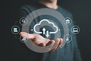 Cloud computing solutions data storage technology services for business it infrastructure management