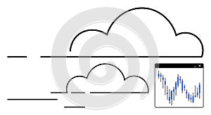 Cloud Computing with Stock Market Data Integration and Analysis Concept