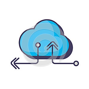 cloud computing storage download upload data