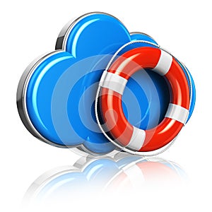 Cloud computing and storage security concept