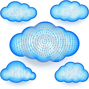 Cloud computing Storage Virtual Digital Binary Information Grid Data Set