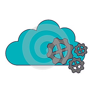 Cloud computing symbol