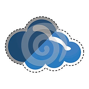 Cloud computing symbol