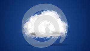 Cloud computing,symbol of IT industry 4K video