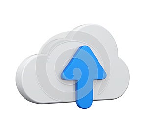 Cloud Computing Symbol Isolated