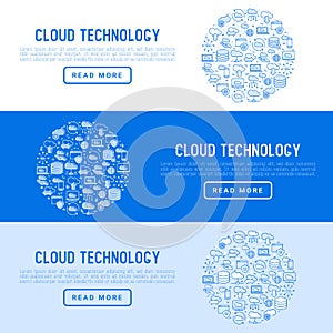 Cloud computing technology concept