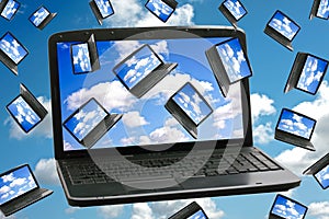Cloud Computing Technology Concept