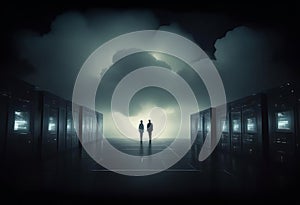 Cloud Computing Technology Concept