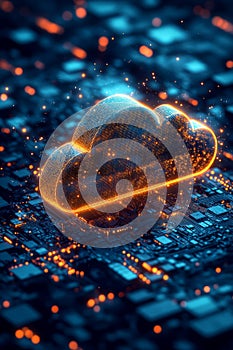 Cloud Computing Technology Concept