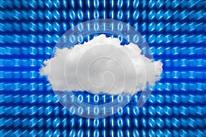 Cloud computing technology concept