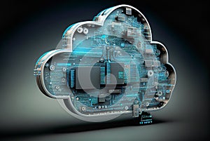 Cloud Computing Technology Concept - Generative AI
