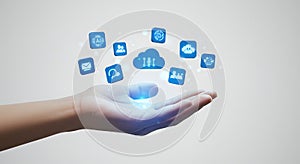 Cloud Computing and Technology Concept