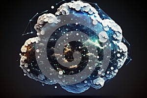 cloud computing technology concept transfer database to cloud Generative AI