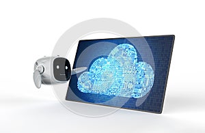 Cloud computing technology with small robot