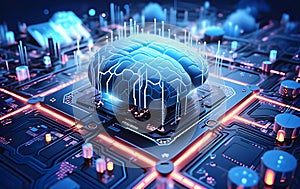 Cloud computing transfer big data on internet. futuristic digital technology