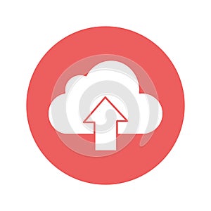 Cloud computing, Vector icon which can easily modify or edit
