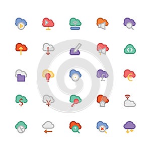 Cloud Computing Vector Icons 3