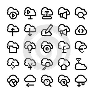 Cloud Computing Vector Icons 3
