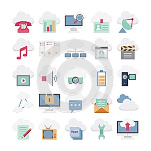 Cloud Computing Vector Illustration