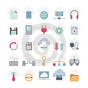 Cloud Computing Vector Illustration