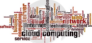 Cloud computing word cloud