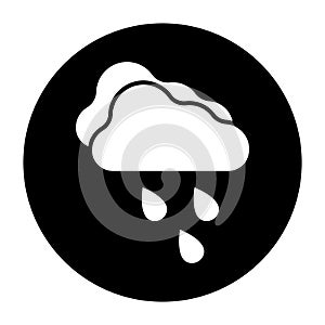 Cloud condition icons in autumn