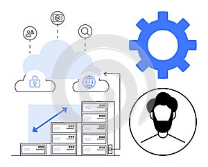Cloud Computing, Data Storage, and Server Scalability with User and Optimization Concept