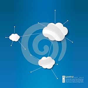 Cloud connection illustration