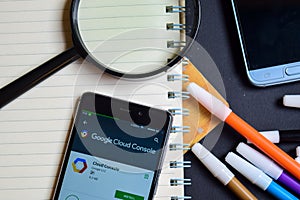 Cloud Console App on Smartphone screen.