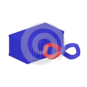 Cloud Container DevOps 3d Icon