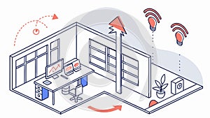 Cloud Data Management: Digital Storage & Workflow Efficiency Vector, vector design Generative AI