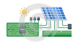 Cloud Data Network. Distributed Computing Icon, vector design Generative AI