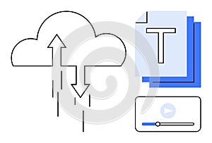Cloud Data Sharing with Document and Media Integration