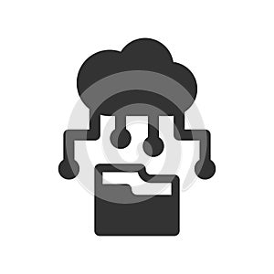 Cloud Data Sharing Icon