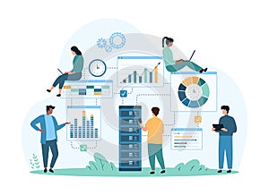 Cloud data storage, hosting and infrastructure of digital computing system by tiny people