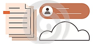 Cloud Data Storage and Personal Information Management with Document Integration