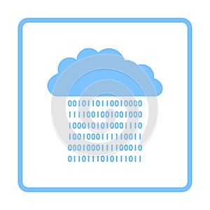 Cloud Data Stream Icon