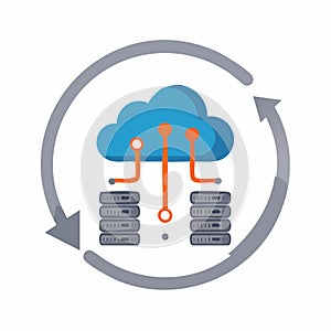 Cloud Data Synchronization and Storage Concept