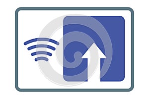 Cloud Data Upload Icon