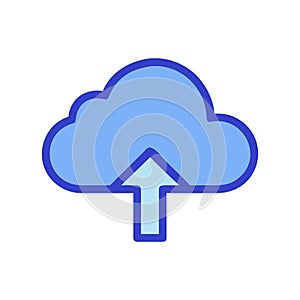 Cloud Data Upload Icon for Services