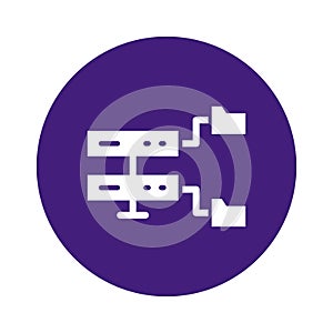 Cloud data Vector icon which can easily modify or edit